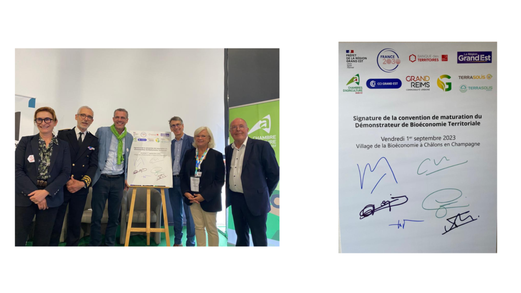 Signature démonstrateur de bioéconomie